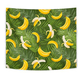 Banana Palm Leaves Pattern Wall Tapestry