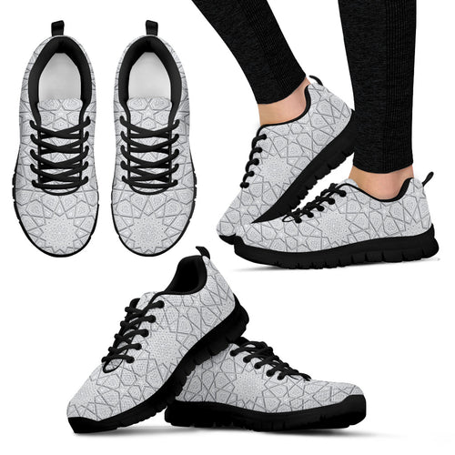 Arabic Star Pattern Women'S Sneaker Shoes
