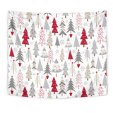 Cute Christmas Tree Pattern Wall Tapestry