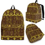 Egypt Hieroglyphics Pattern Print Design 03 Backpack