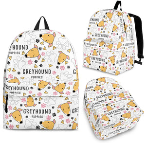 Greyhound Pattern Print Design 03 Backpack