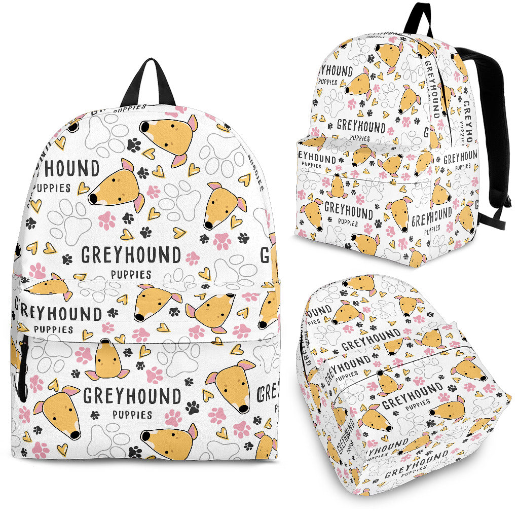 Greyhound Pattern Print Design 03 Backpack