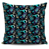 Dragon Sea Wave Pattern Pillow Cover