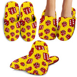 Dice Pattern Print Design 04 Slippers