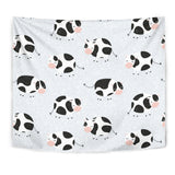Cute Cows Pattern Wall Tapestry