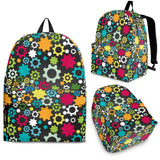 Gear Pattern Print Design 03 Backpack