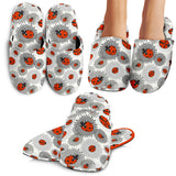 Ladybug Pattern Print Design 05 Slippers