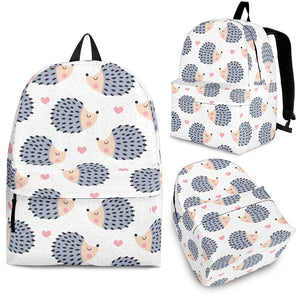 Hedgehog Pattern Print Design 04 Backpack