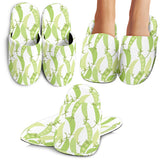 Green Peas Pattern Print Design 03 Slippers