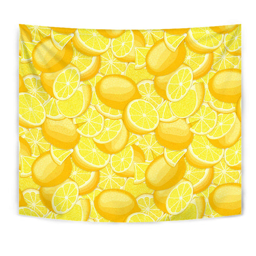 Lemon Pattern Wall Tapestry