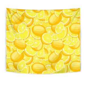 Lemon Pattern Wall Tapestry