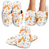 Cute Tribal Fox Pattern Slippers