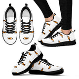 Cute Beagle Dog Sleeping Pattern Women'S Sneaker Shoes