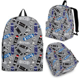 Skate Board Pattern Print Design 03 Backpack