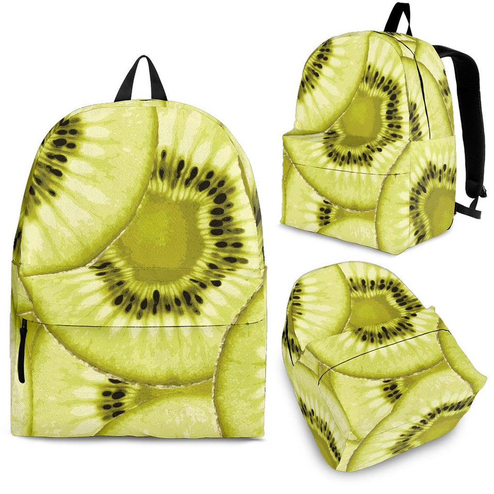 Sliced Kiwi Pattern Backpack