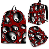 Billiard Ball Pattern Print Design 05 Backpack