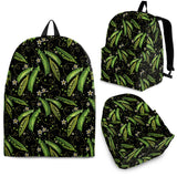 Green Peas Pattern Print Design 02 Backpack