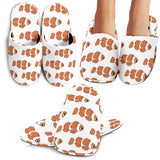 Clown Fish Pattern Print Design 05 Slippers