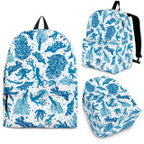 Coral Reef Pattern Print Design 01 Backpack