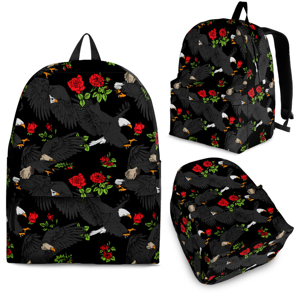 Eagle Pattern Print Design 04 Backpack