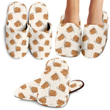 Pancake Pattern Print Design 01 Slippers