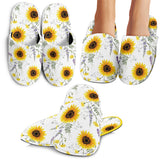 Beautiful Sunflowers Pattern Slippers
