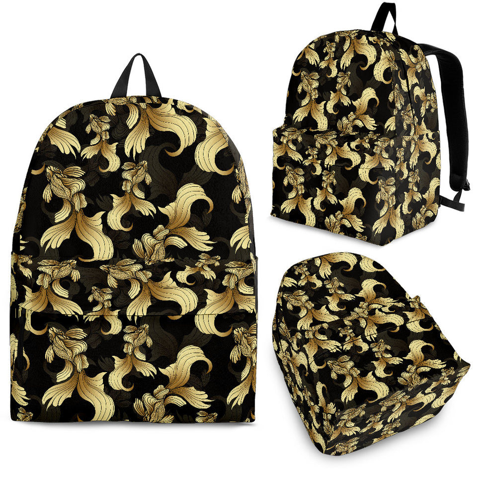 Goldfish Pattern Print Design 01 Backpack