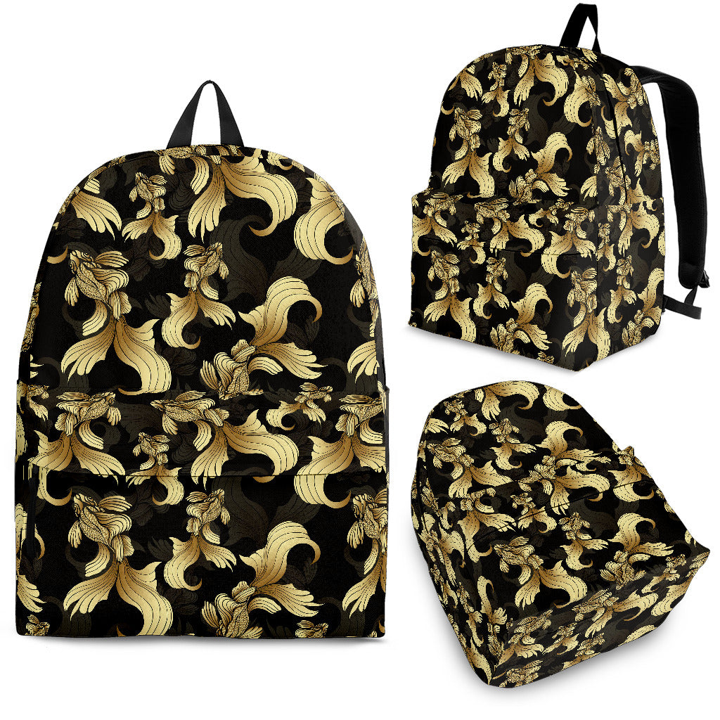 Goldfish Pattern Print Design 01 Backpack