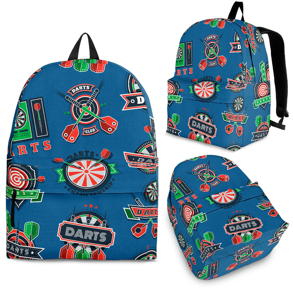 Darts Pattern Print Design 02 Backpack
