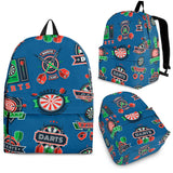 Darts Pattern Print Design 02 Backpack