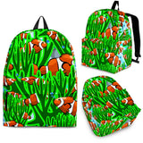 Clown Fish Pattern Print Design 01 Backpack