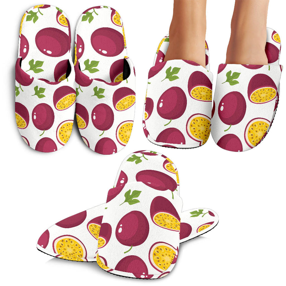 Passion Fruit Design Pattern Slippers