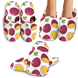 Passion Fruit Design Pattern Slippers