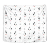 Penguin Pattern Wall Tapestry