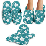 Vintage Star Pattern Slippers