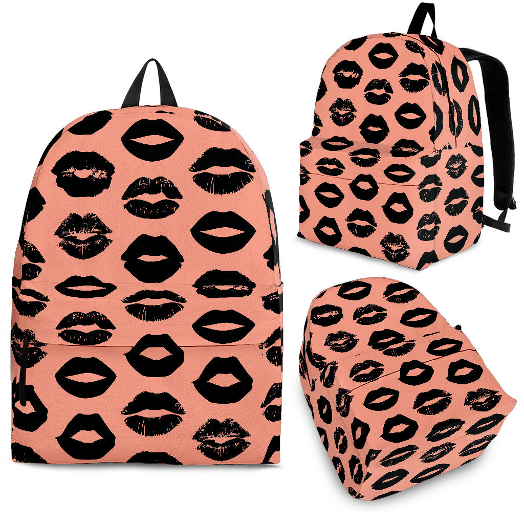 Lips Pattern Print Design 02 Backpack