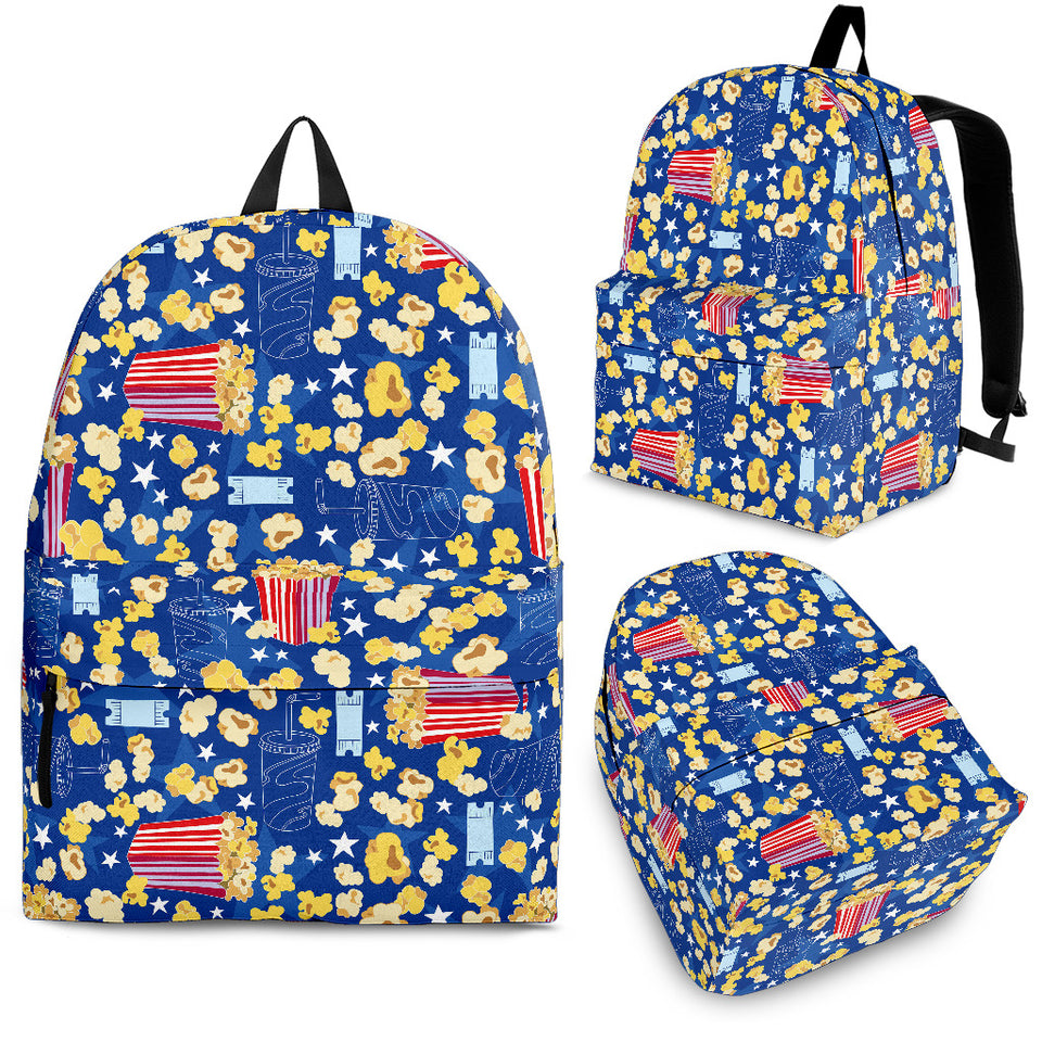 Popcorn Pattern Print Design 01 Backpack