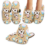 Cow Bottle Of Milk Pattern Slippers