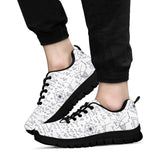 Math Pattern Print Design 03 Sneakers Pillow