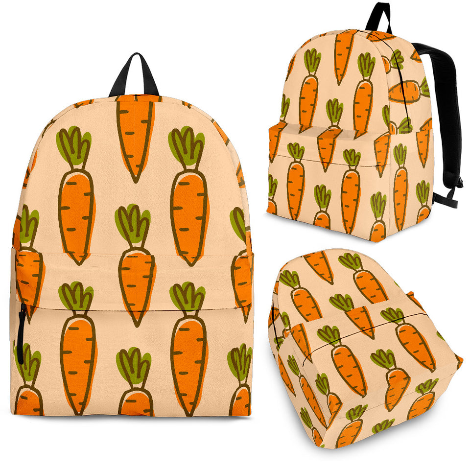 Carrot Pattern Print Design 04 Backpack