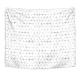 Airplane Print Pattern Wall Tapestry