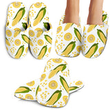 Corn Pattern Print Design 05 Slippers
