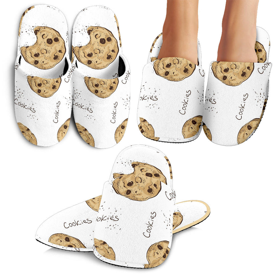 Sketch Style Cookie Pattern Slippers