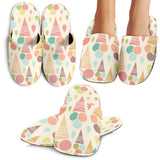 Ice Cream Cone Pattern Slippers