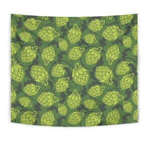 Hop Pattern Hop Cone Background Wall Tapestry