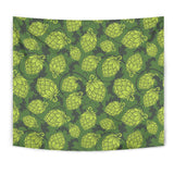 Hop Pattern Hop Cone Background Wall Tapestry
