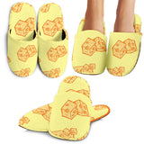 Cheese Design Pattern Slippers