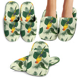 Beautiful Parrot Palm Leaves Pattern Slippers