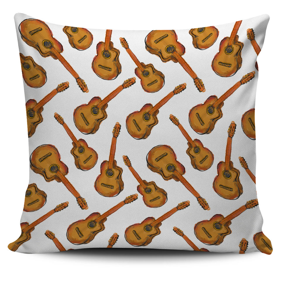 Paint Guitar Pattern Pillow Cover