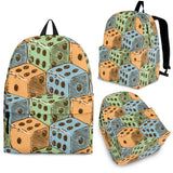 Dice Pattern Print Design 05 Backpack